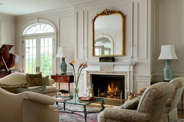 Living Room with Fireplace