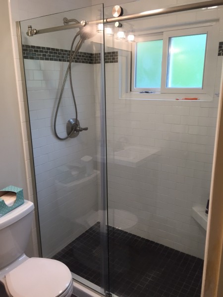 Sliding Barn Door Shower