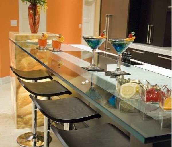 Custom Glass Counter Tops