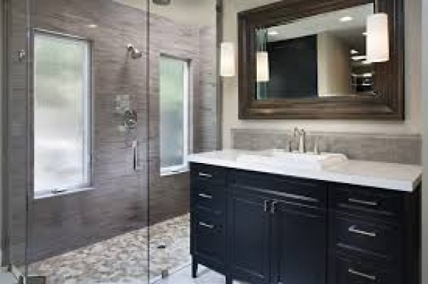 Bathroom with European Shower