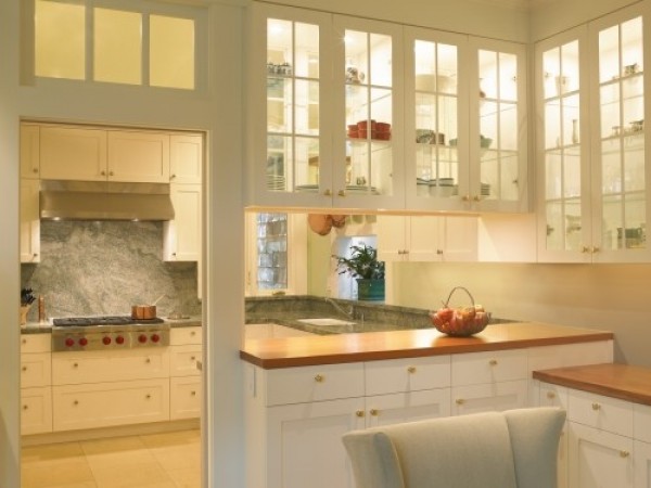 Glass Kitchen Cabinets