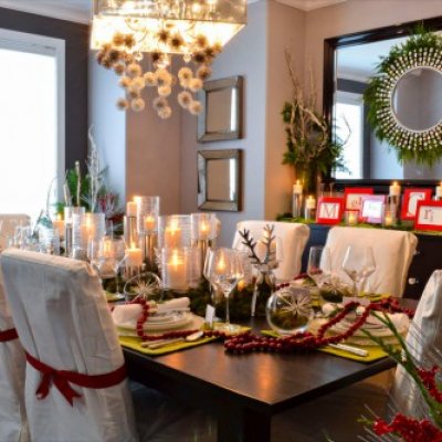 Festive Holiday Dining Room Design