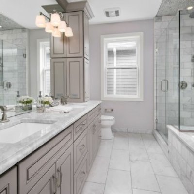 Euopean Shower & Large Vanity Mirrors